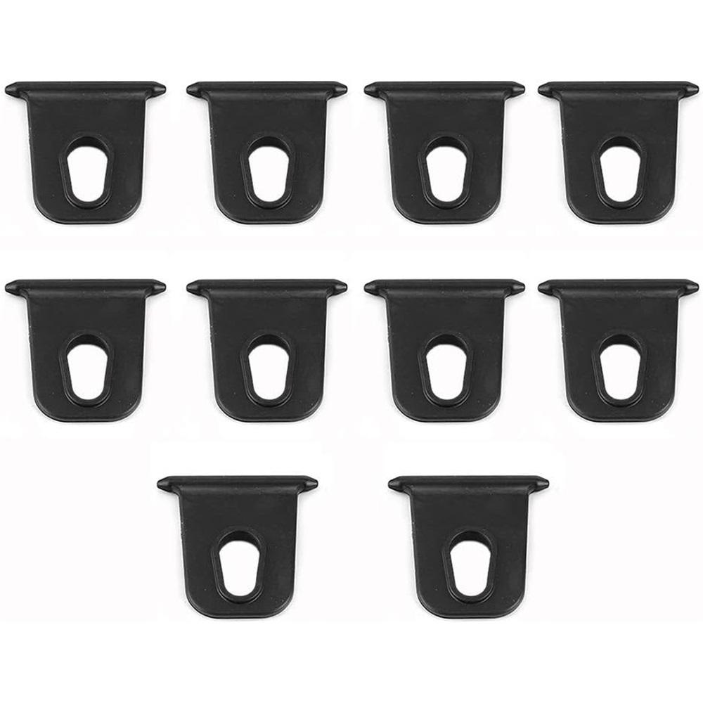 10 ΤΕΜ. Άγκιστρα Τέντας RV, Κρεμάστρα Ρούχων RV Κλιπ Φωτός Τέντας RV Άγκιστρο Τέντας Μαύρο Για RV Κάμπινγκ Σκηνή Εσωτερική Εξωτερική Διακόσμηση