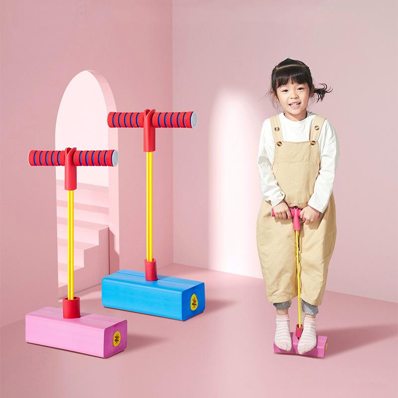 Children Sports Fitness Toys Skip Ball Stilts Frog Jump Group Games Activities Balance Training Indoors Outdoors Kids Gifts TMZ