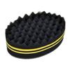 Oval Shape Double Sides Magic Curl Coil Brush Natural Afro Hair Sponge Twist Tool