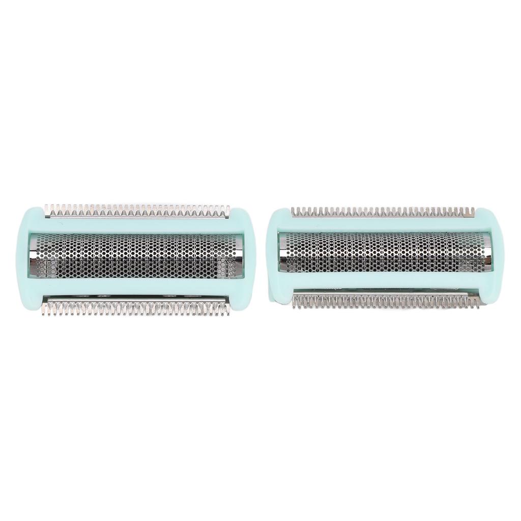 2pcs Foil Head Electric Trimmer Replacement Heads Wet and Dry Use Ladies Trimmer Head Replacement for BRL130 BRL140