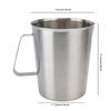 304 Stainless Steel Milk Frothing Pitcher 1000/2000ML Capacity Liquid Measuring Cup  For Latte Art