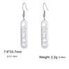 Egyptian Ankh Hieroglyphs Earring for Women Stainless Steel Eye of Horus Drop Earrings Ancient Egypt Cartouche Jewelry