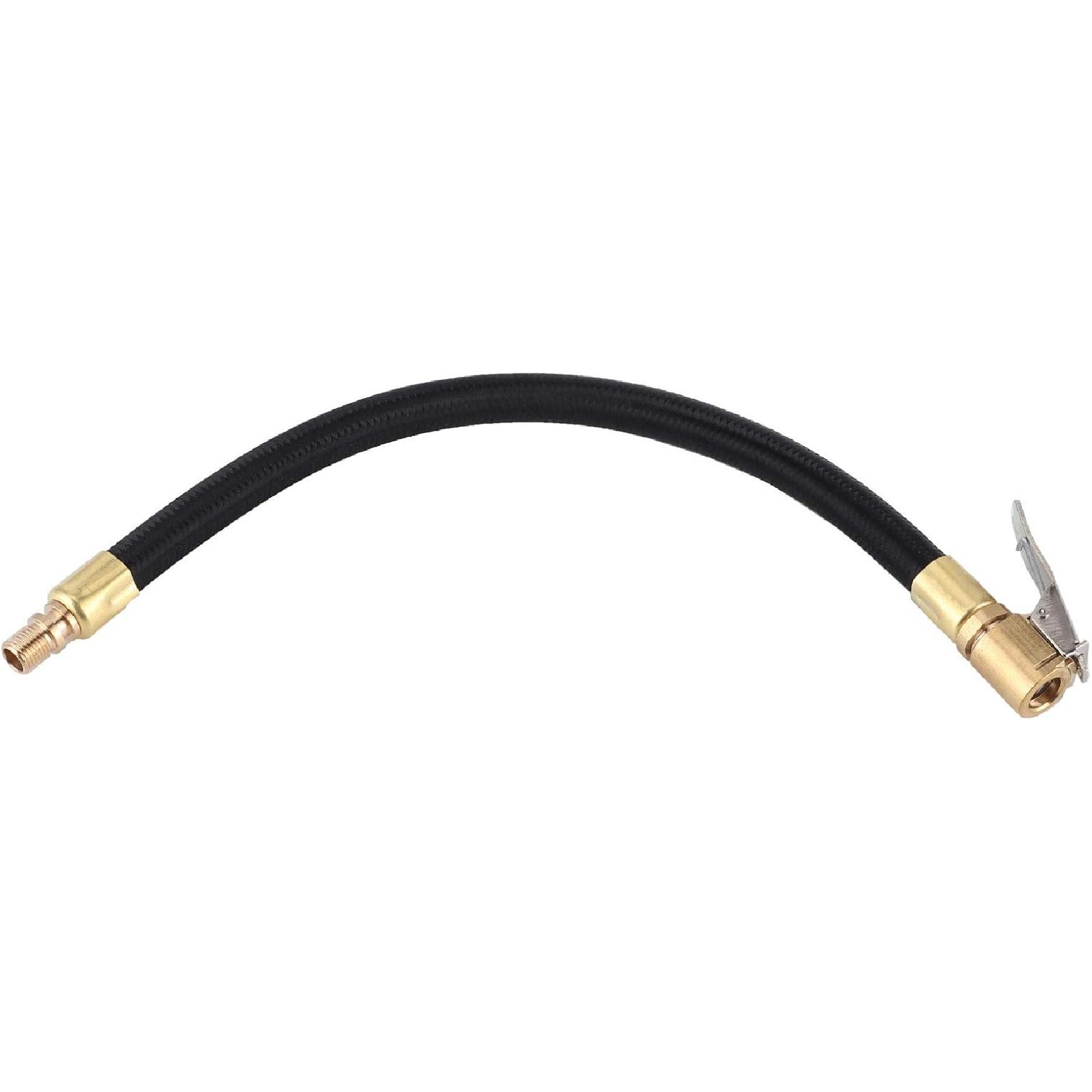 Joyzan Tire Inflator Extension Tube, Lock On Air Chuck Valve Adaptor Quick Inflation Release Car Hose Adapter Tyre Pump Self Locking Nozzle