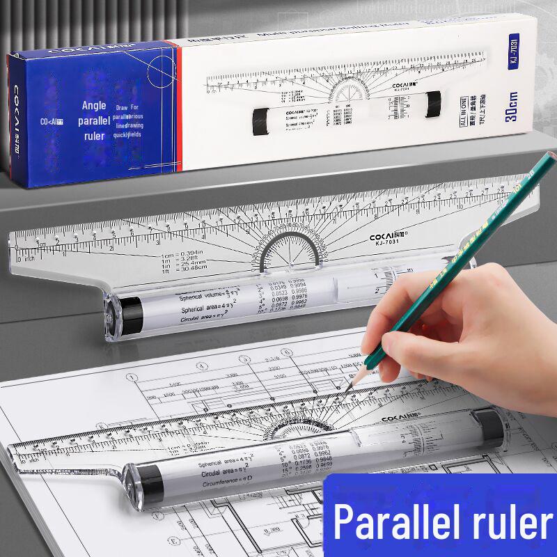 Professional 30cm Parallel T-Ruler for Design, Drawing, and Painting.