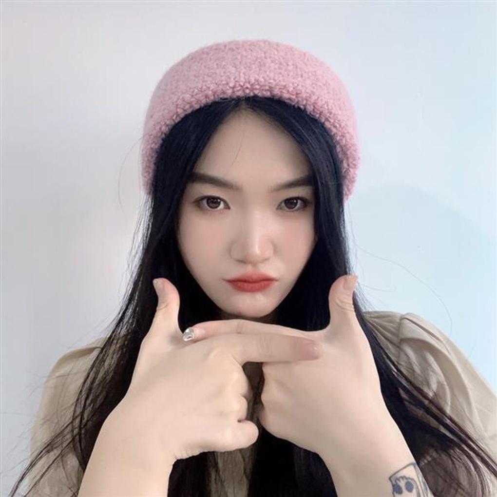 Blooming Knit Beanie (Pink)