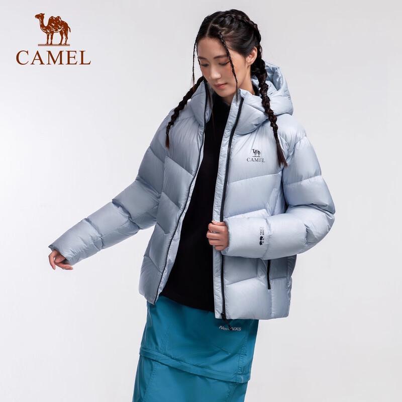 Camel Yushen Unisex Hooded Goose Down Puffer Jacket