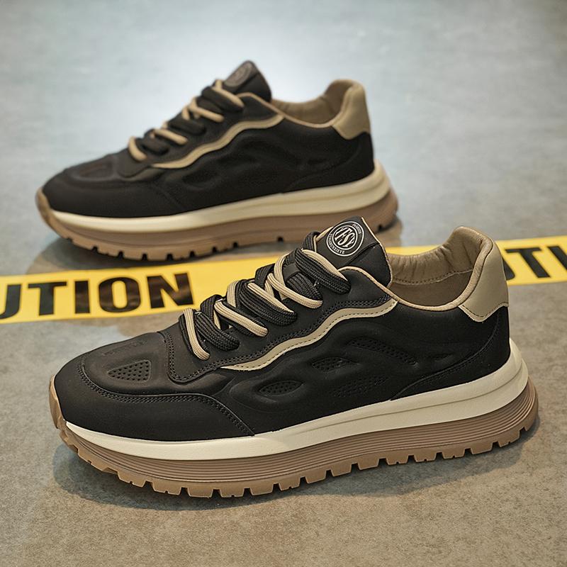 Men's Sneakers Loafers Sports and Leisure Casual Shoes Thick Bottom Soft and Comfortable Soft and Comfortable Skateboard Fashion