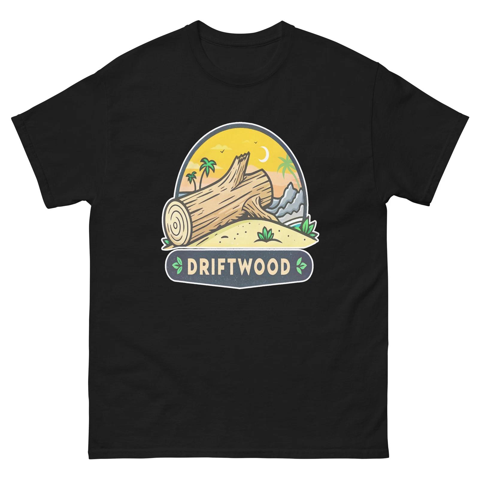 Driftwood Ocean Beach Water Marine T-Shirt M