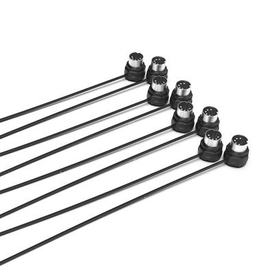 CME MIDI Cable Low Profile Plug with Mirrored 45 Degree Angle for Compact Spaces Perfect for MIDI Pedal and 4-Pack - 2ft/60cm, 5-pin DIN, - Ultra-thin