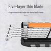 New Ultra-Thin Five-Layer Stainless Steel Double-Sided Razor Head Replacement