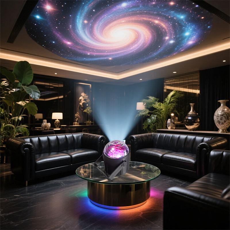 Colorful Stage Dj Club LED Disco Lights Remote Control Rotating Crystal Magical Ball Strobe Party Lights for Bar Party Club