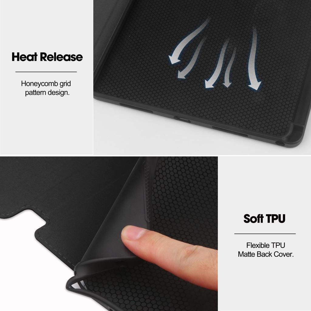 Schutzhülle für Tablet Lenovo Xiaoxin Pad 2024TB331FC mit Smart Sleep, Komplettpaket, Anti-Fall-Technologie.