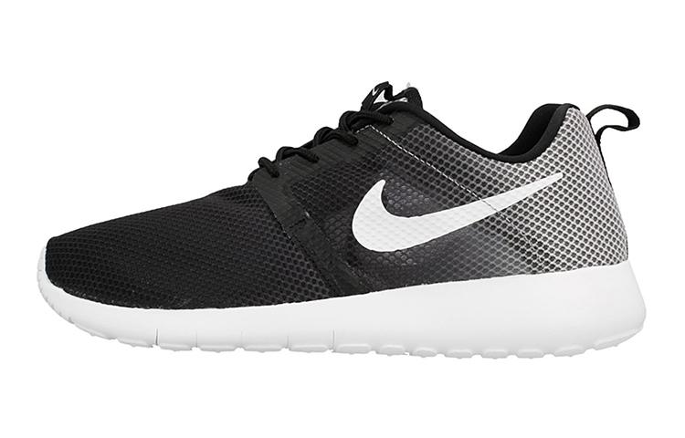 Nike Roshe One Slip Resistant Cushioning Abrasion Resistant Low top Kids  Running Shoes Black Gray 705485-001 38.5