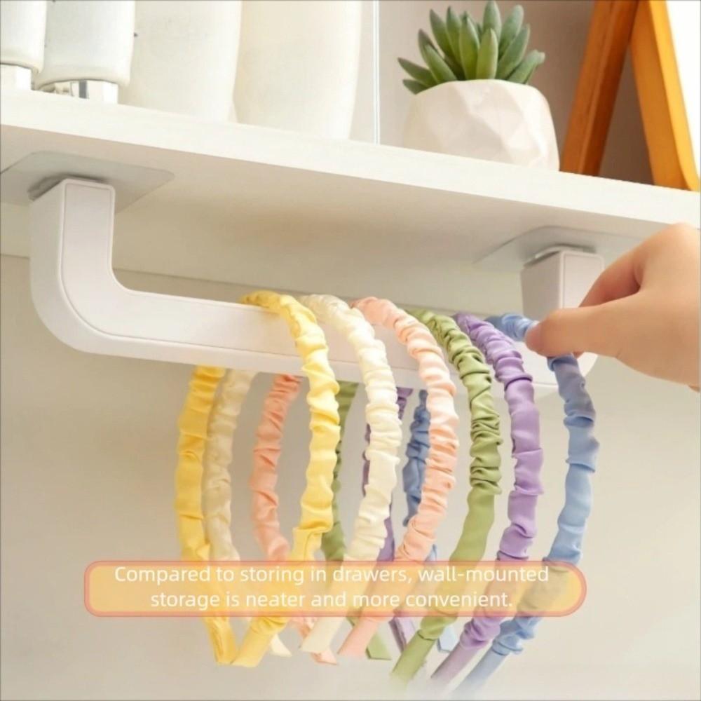 Non Punching Hair Loop Storage Rack Hair Clip Storage Headband Hanging Rack  Household