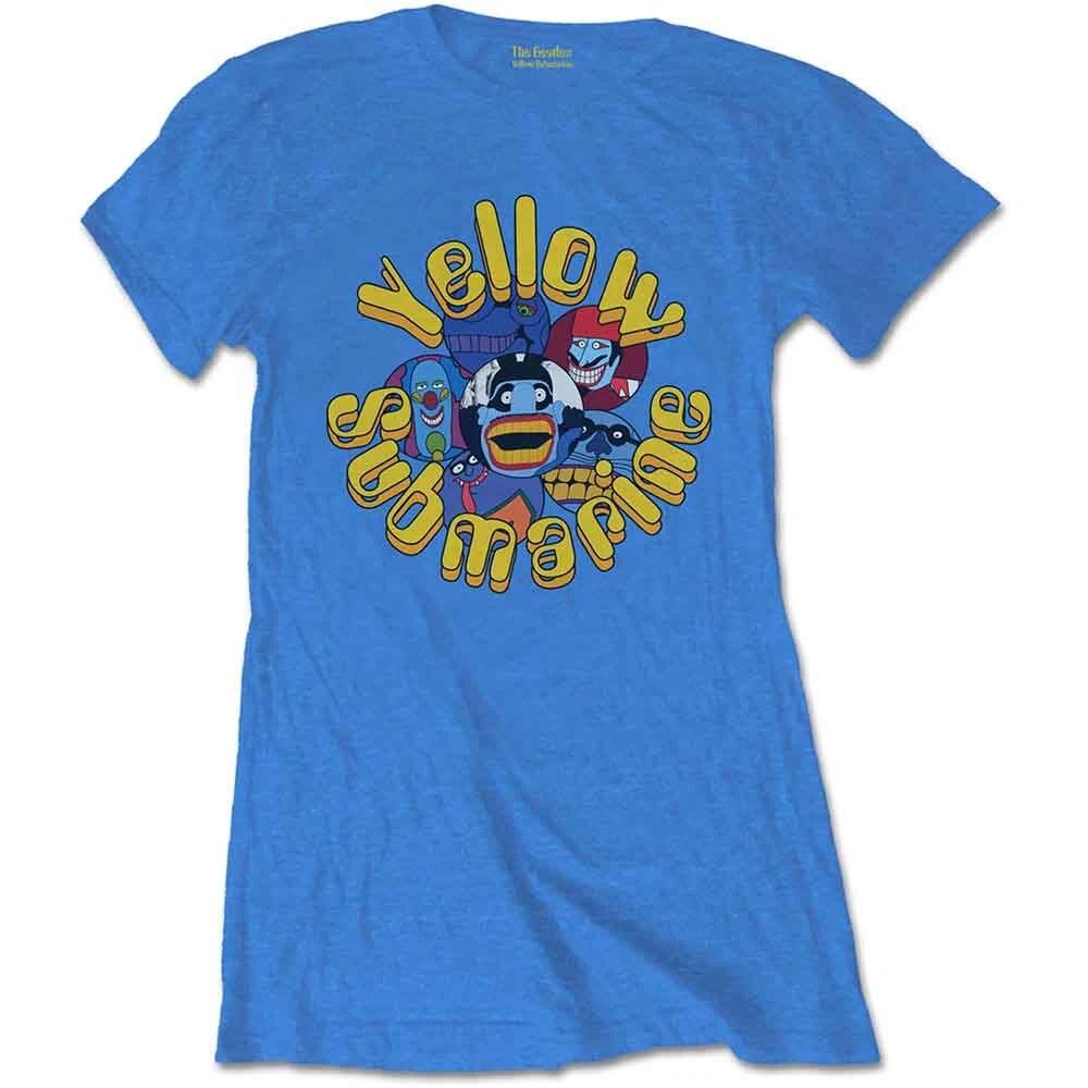 The Beatles Ladies T-Shirt: Yellow Submarine Baddies (X-Small) 4XL