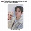 Stray Kids 5th Fanmeeting SKZ 5'CLOCK Official MD Acrylic Stand Photocard KPOP