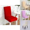 Soft Chair Cover Solid Color Elastic Slipcovers For Dining Room