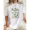 Women's & Unisex Cactus Succulent Graphic T-Shirt "Just One More" Crew Neck Short Sleeve Soft Lightweight Casual Spring Summer Top for Plant Lovers