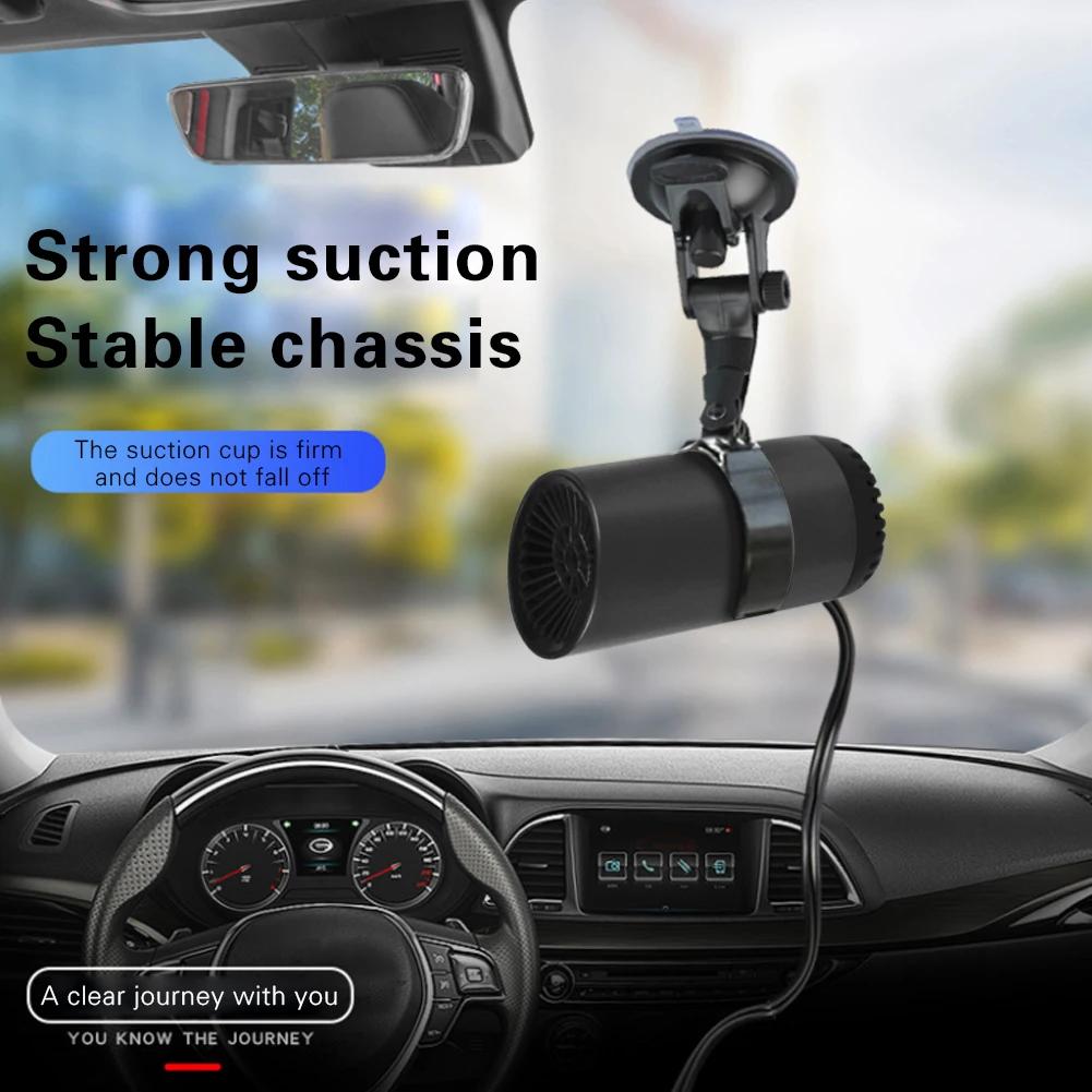 12V Vehicle Windshield Heater Heating Cooling Fan Car Heater Demister Defogger Frost Snow Fog Removal Machine Auto Accessories