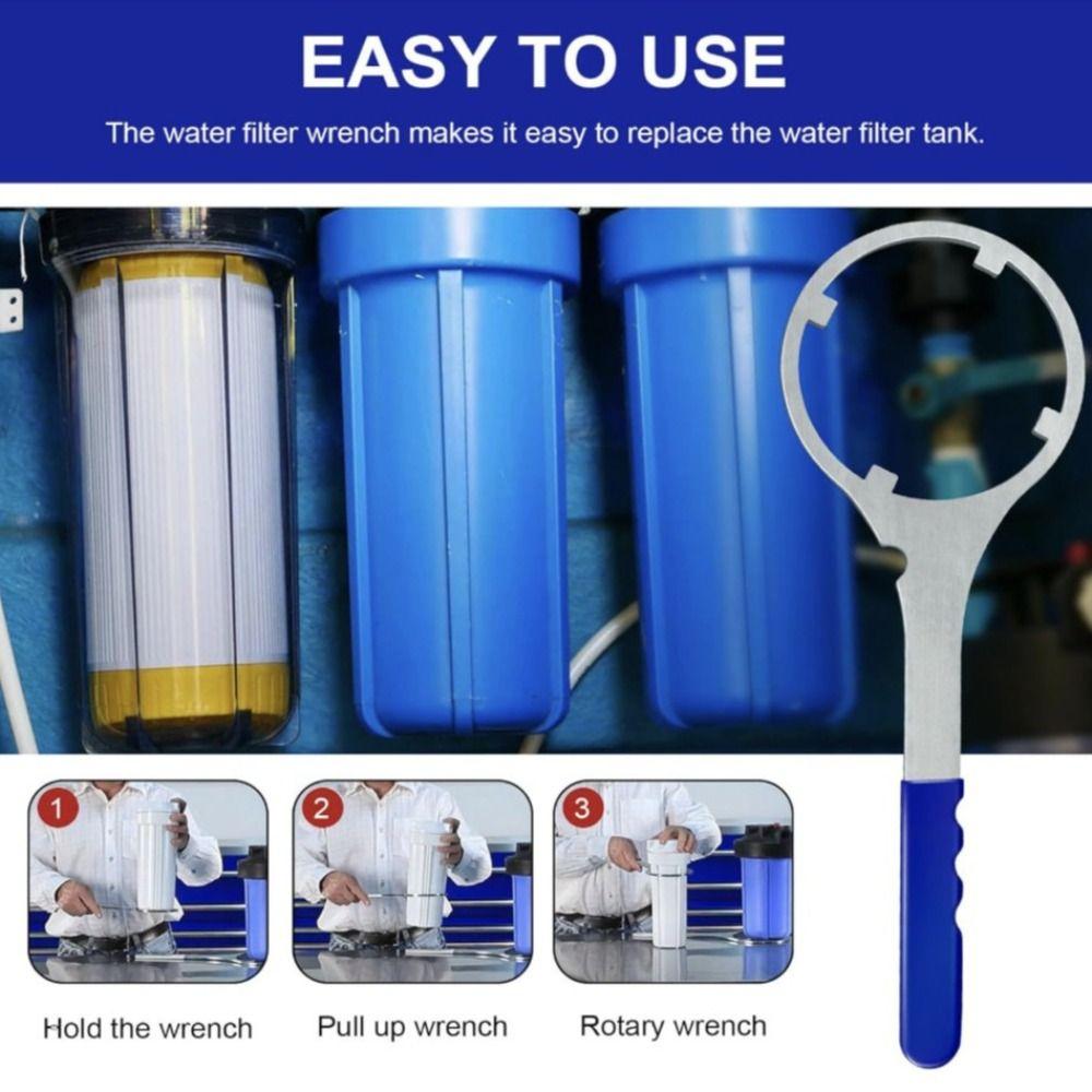 Premium Plastic Water Filter Housing Wrench Comfortable Grip Disassembly Tool  Housing Disassembly