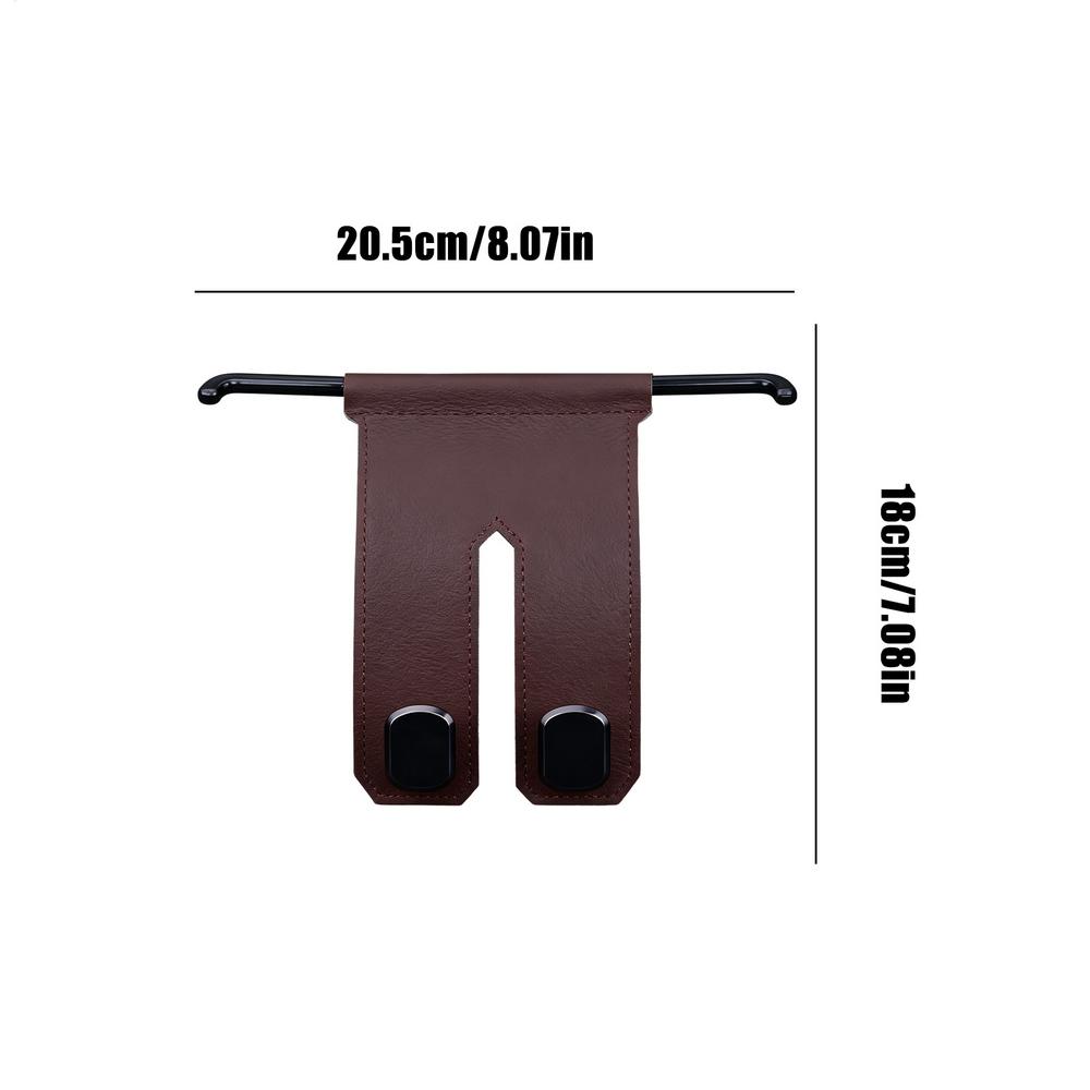 Purse Hooks For Car Metal Double-Head Phone Holder Car Seat Storage Hooks Purse Hanger universal Automotive Interior Accessories