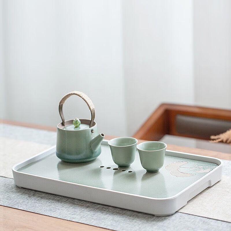 Qianyu Melamine Tea Tray & Kung Fu Tea Set