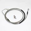 Extended Front Upper Brake Line ABS For 2009-2013 Harley Davidson Touring Road King Road Glide Street Glide