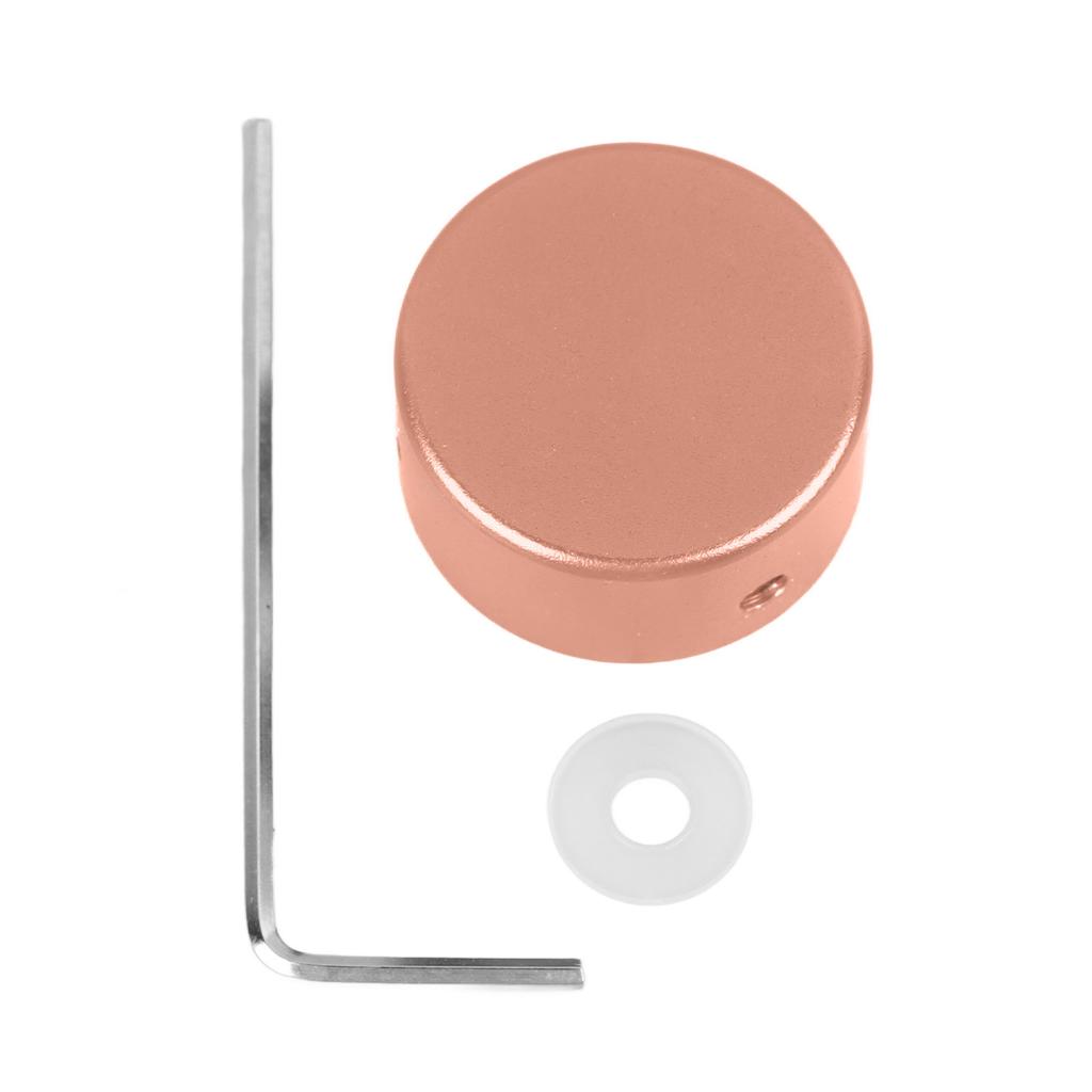 Pedal Fußschalter Topper Aluminium E-Gitarre Spike Schutz Effektpedal Fußnagelkappe Rose