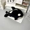 Cartoon Plush Killer Whale Pencil Case Large Capacity Pencil Pouch Case Zipper Stationery Bag Gift