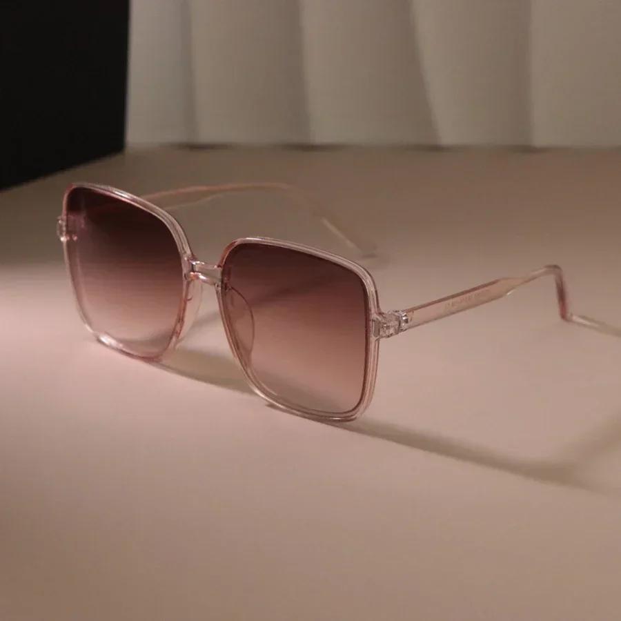 Klassische quadratische Sonnenbrille Mode Damen Herren Retro Stilvolle Brille Lässig Minimalistisch Weiblich Männlich