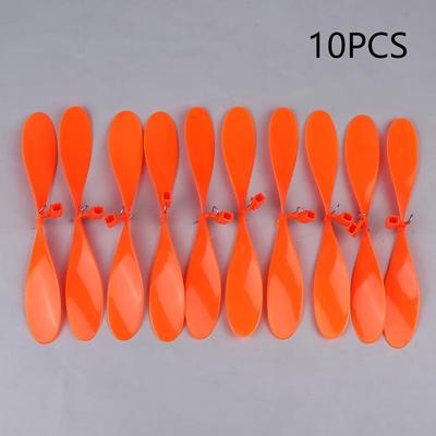 10 Stück 180mm Gummibandbetriebener Propeller für Modellflugzeug Propeller Zubehör Schüler Flugzeug Spinner