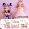 9 Inch Motorized Fashion Princess Doll With Led Lights And Music, Princess Toy Sets For Girls And Kids, Exquisite Birthday Gifts