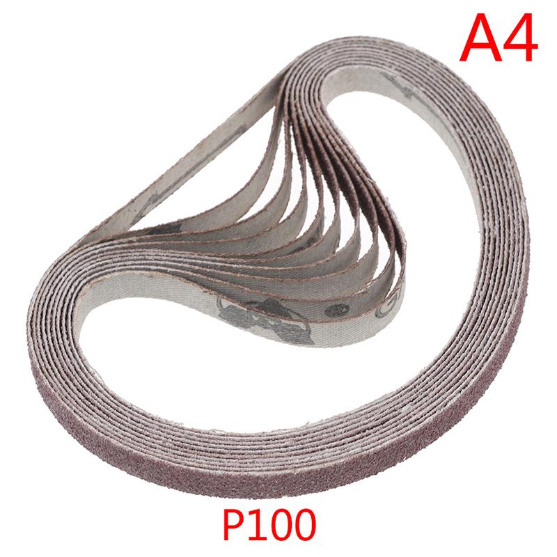 10Pcs Sanding Belt Belts For Sander Power Tool 40,60,80,100,120,180,320 Grit