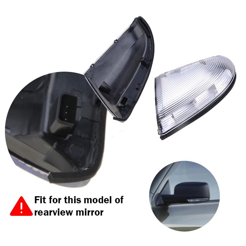 Car Rearview Side Mirror Turn Signal Light Indicator Blinker Fit For Dodge Ram 1500 2500 Accessories