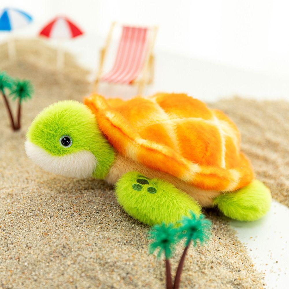 Stuffed Doll Turtle Doll Throw Pillow Fluffy Tortoise Stuffed Toy  Kids Birthday Christmas