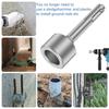 Ground Rod Driver 19/21/30/45/65mm Ground Rod Driver Tool Steel Drill Bit Driver Socket For Electric Hammer Drills