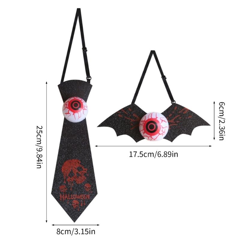 Flackernde LED Augapfel Krawatte Verstellbarer Riemen Festival Krawatte Dekorationen Für Halloween Kostüme Und Themenpartys