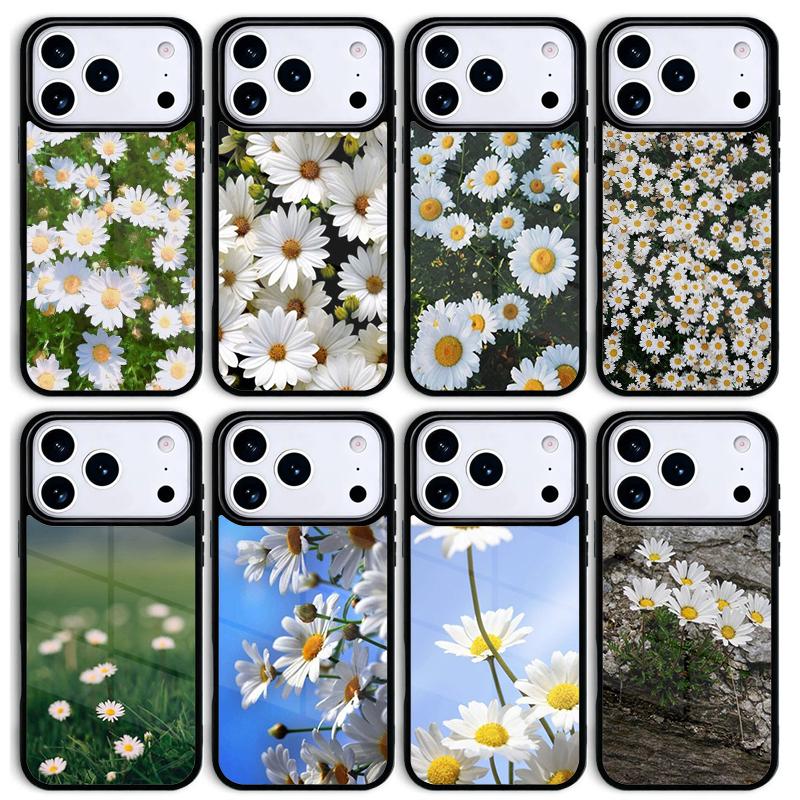 Daisy Flower Mobile Phone Case for IPhone 17 AIR 16pro Max 15 14 13 12 11 Bumper Cover