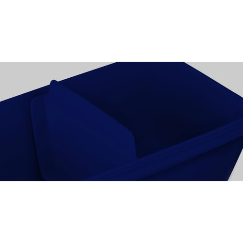 Asvel Deli Club TLB-610 610mL Single-Tier Lunch Box, Navy, 3547