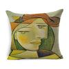 Luxurious Van Gogh Starry Night Square Cushion Covers With Premium Cotton Linen