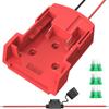 DIY Battery Converter Adapte for Milwaukee M18 18V Lithium Battery with Fuse & Wire terminal DIY Battery Adapter Power Connecter
