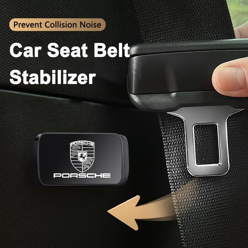 Magnetic Car Interior Supplies Seat Belt Holder Stabilizer Accessories For Porsche 911 718 Taycan Panamera Cayenne Macan Boxster