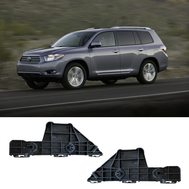 Left+Right Car Front Bumper Support Bracket Retainer for Toyota Highlander 2008 2009 2010 2011 2012 2013 5257548031 5257648031