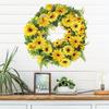 Artificial Sunflowers Wreath Front Door Wreath Spring Wreath for Front Door Farmhouses Garden Wedding Decorations