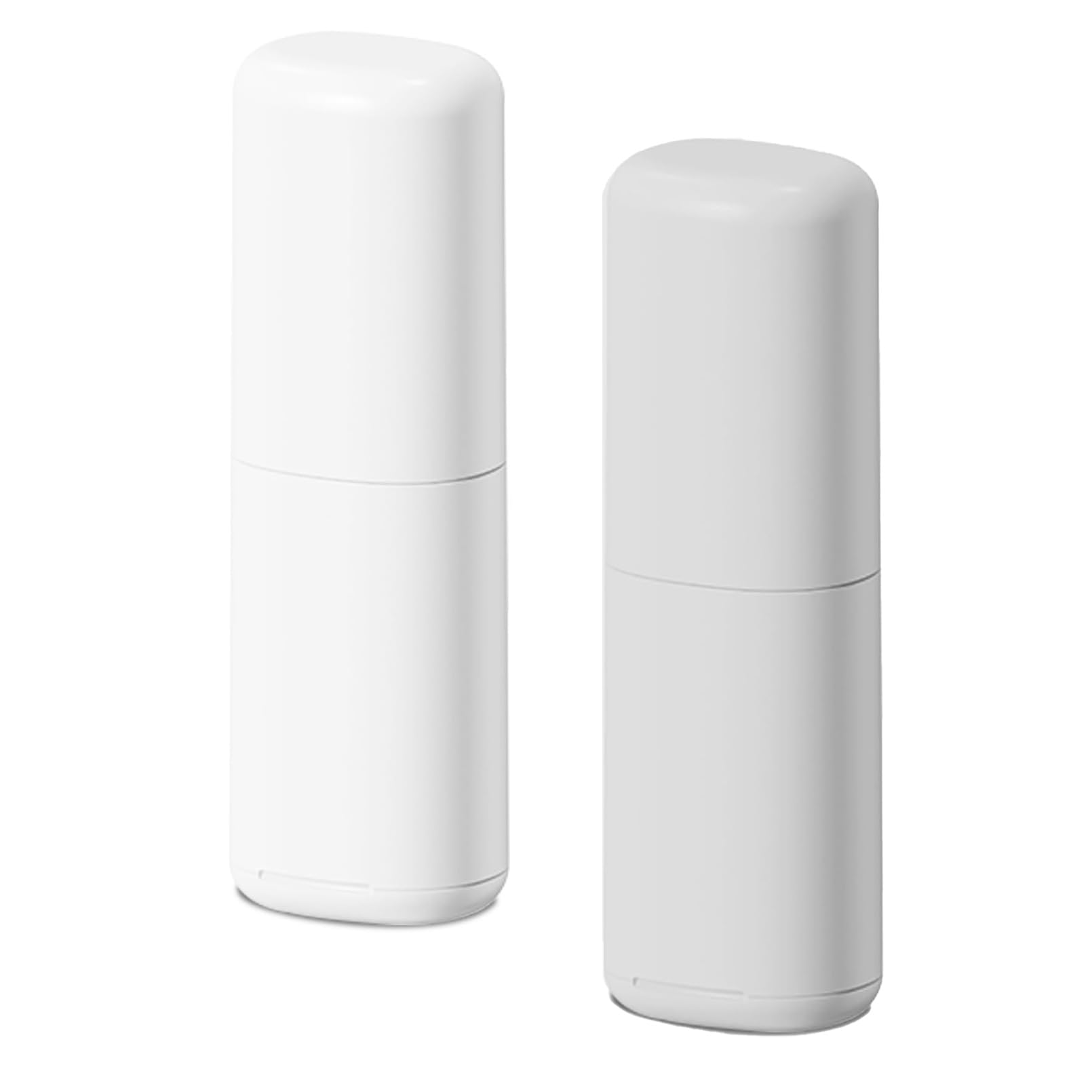 

SATOMO Toothbrush Case Set of 2 Portable Waterproof Travel Toothbrush Storage Carrying Travel Convenient for Going Out (WhiteGray)