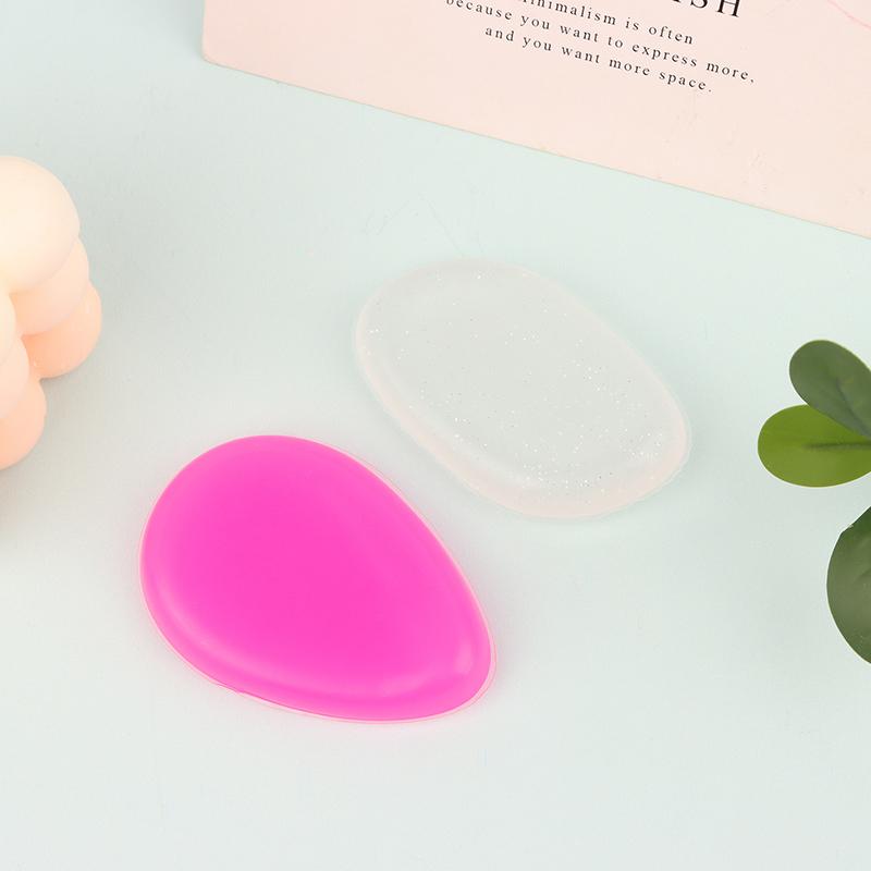 Soft Silicone Gel Powder Puff Sponge For Cosmetic Face Foundation Bb Cream No Powder Eating Powder Cosmetic Puff Makeup Tools