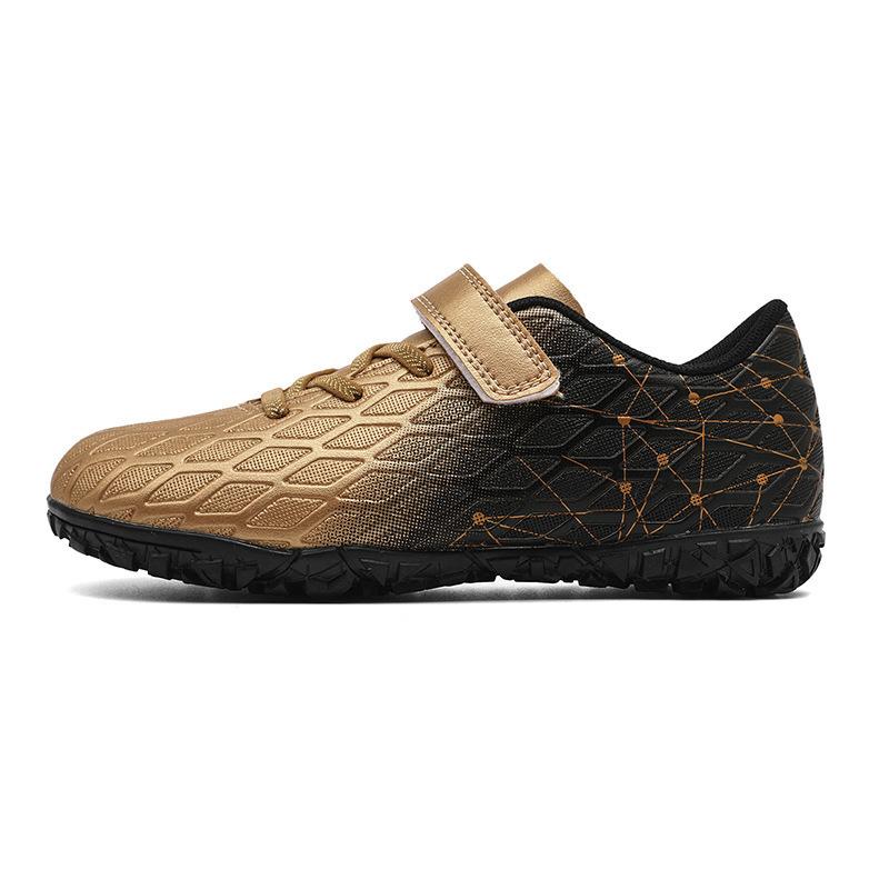 Boys and girls broken nails Velcro football shoes professional training sneakers student long nails sneakers size 29-39
