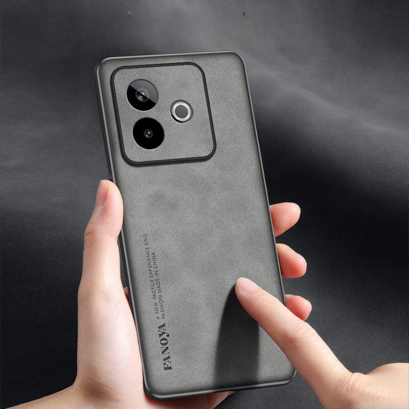 For Realme GT 7T Plain PU Leather Phone Case For Realme GT 7 Pro NEO 7 X 7SE Matte Soft Silicone Shockproof Protection Back Cover
