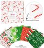Soimoi Christmas Print  Precut 5-inch Cotton  Fabric  Quilting  Squares  Charm Pack DIY Patchwork Sewing Craft- Red &