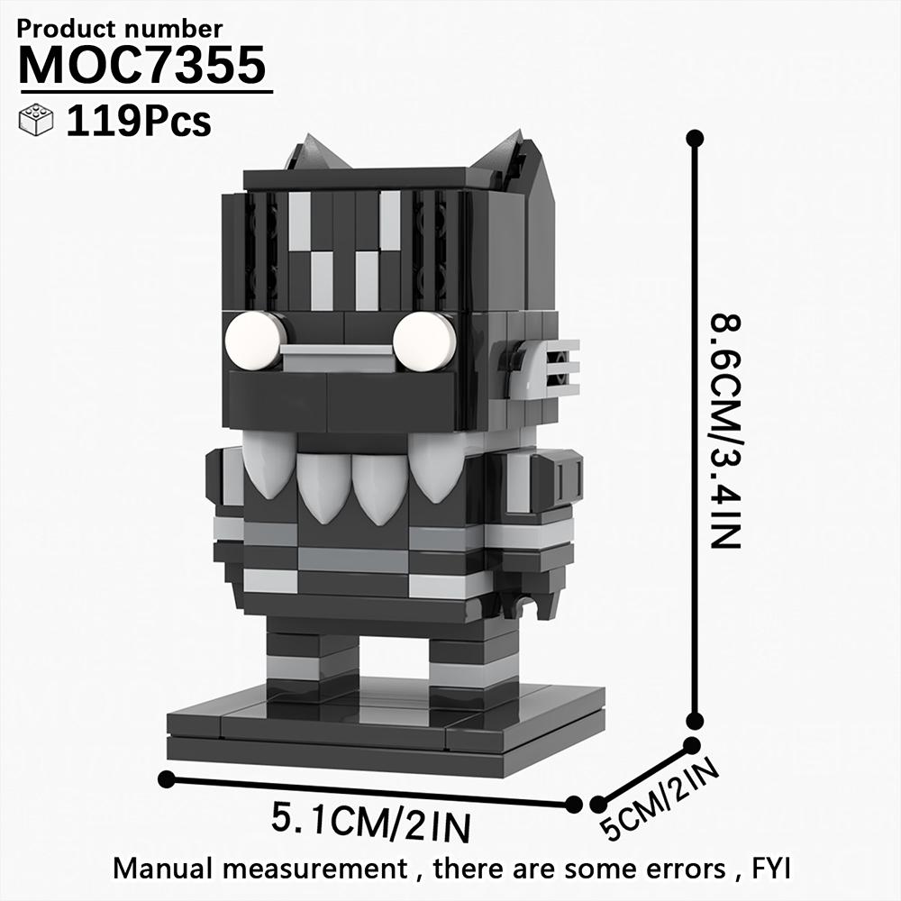MOOXI Filmreihe MOC Steine Set Figur BrickHeadzed Modell DIY Bausteine Montessori Kinder Bildungsspielzeug Für Kinder Geschenk